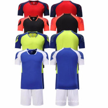 Bequeme Polyester Großhandel Jugend plain Fußball Jersey Hersteller